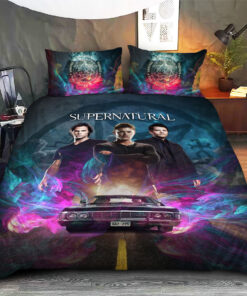 Custom Supernatural bedding set – Personalized duvet cover bed sheets pillow shams 05