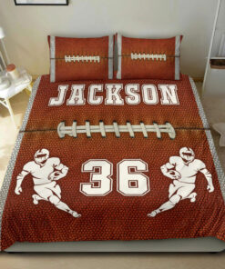 NFL custom bedding set Personalized NFL duvet cover bed sheets pillow shams