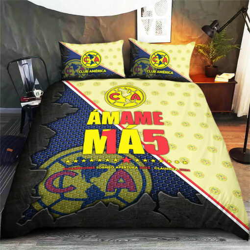 Club Amrica bedding set duvet cover pillow shams WOAHTEE0624SS