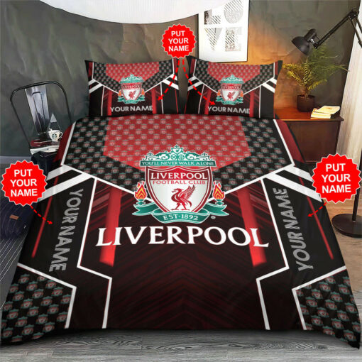 Customized Liverpool bedding set duvet cover pillow shams WOAHTEE1024Y