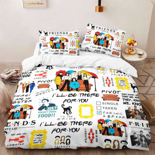 Friends bedding set duvet cover pillow shams WOAHTEE0224A