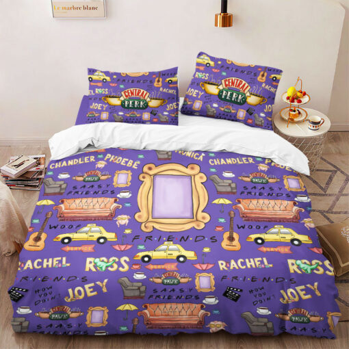 Friends bedding set duvet cover pillow shams WOAHTEE0224D
