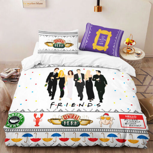 Friends bedding set duvet cover pillow shams WOAHTEE0224H