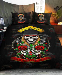 Guns N Roses bedding set – duvet cover pillow shams WOAHTEE25923S7B