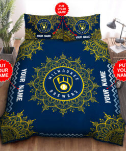 Milwaukee Brewers bedding set 01