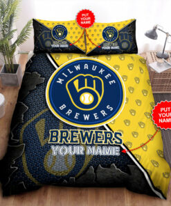 Milwaukee Brewers bedding set 03