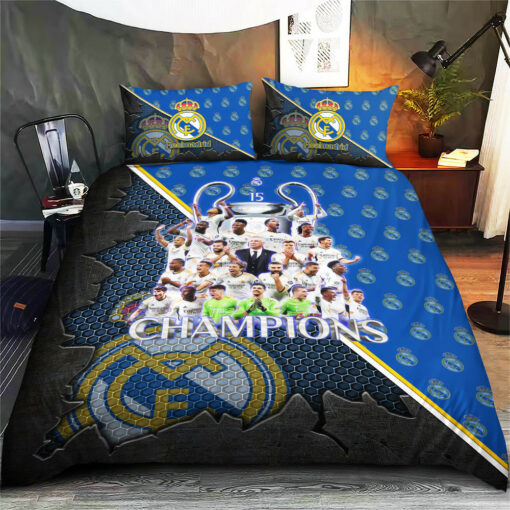 Real Madrid bedding set duvet cover pillow shams WOAHTEE0624SU