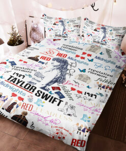 Taylor Swift bedding set – duvet cover pillow shams WOAHTEE29823S4