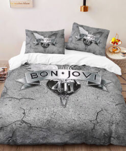 Bon Jovi Custom bedding set Personalized duvet cover bed sheets pillow shams
