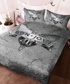 Bon Jovi Custom bedding set Personalized duvet cover bed sheets pillow shams s