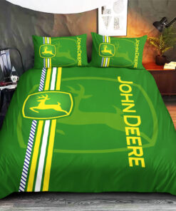 Custom John Deere bedding set – Personalized duvet cover pillow shams 02
