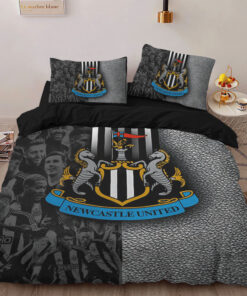 Custom Newcastle United bedding set – Personalized Newcastle United duvet cover pillow shams 01