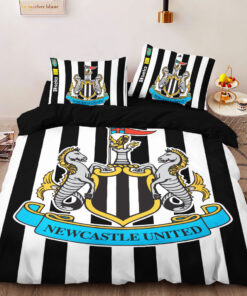 Custom Newcastle United bedding set – Personalized Newcastle United duvet cover pillow shams 02