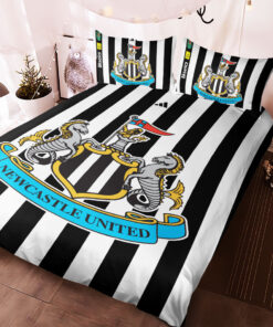 Custom Newcastle United bedding set – Personalized Newcastle United duvet cover pillow shams 02