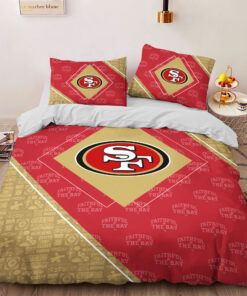 San Francisco 49ers Custom bedding set – Personalized duvet cover bed sheets pillow shams