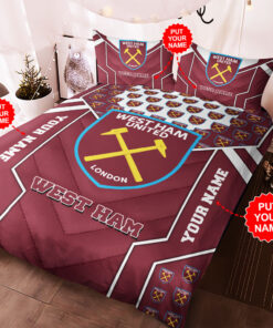 West Ham United Custom bedding set 01