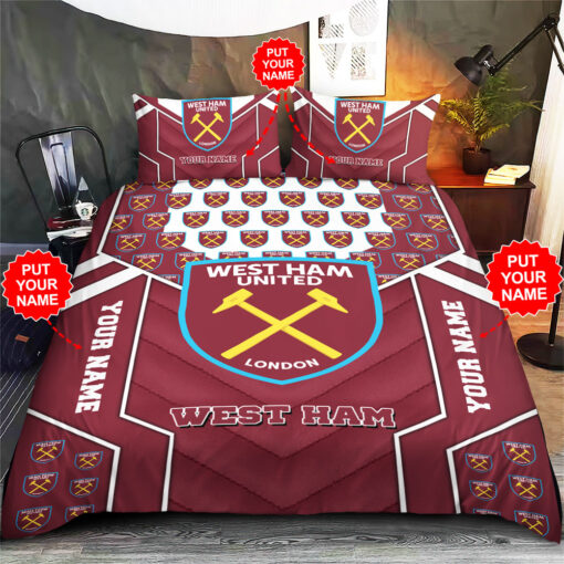 West Ham United Custom bedding set 01
