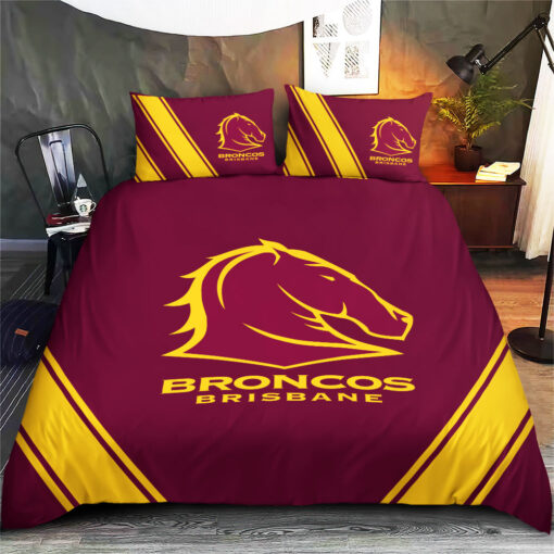 Brisbane Broncos Custom bedding set 01