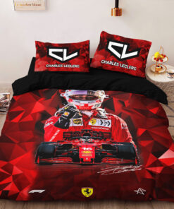 Charles Leclerc custom bedding set Personalized duvet cover bed sheets pillow shams s