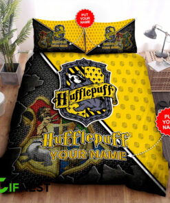 Hufflepuff custom bedding set 02
