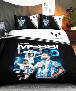 Lionel Messi custom bedding set Personalized M10 duvet cover bed sheets pillow shams