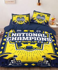 Michigan Wolverines Football Custom bedding set 01