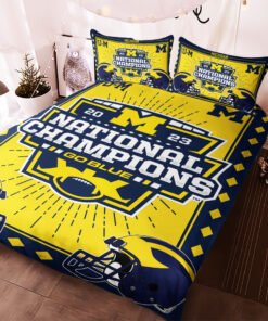 Michigan Wolverines Football Custom bedding set 01 s