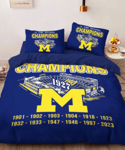 Michigan Wolverines Football Custom bedding set 02