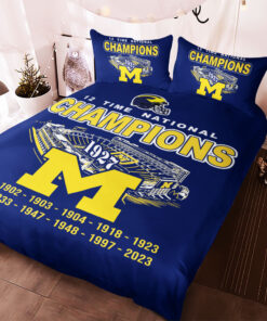 Michigan Wolverines Football Custom bedding set 03 s