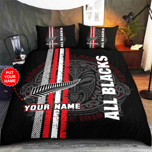 New Zealand Rugby Custom bedding set 01