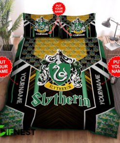Slytherin custom bedding set 01