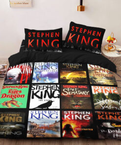 Stephen King Horror custom bedding set Personalized duvet cover bed sheets pillow shams