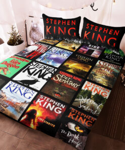 Stephen King Horror custom bedding set Personalized duvet cover bed sheets pillow shams s