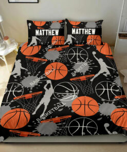 Basketball Ball Pattern Player custom bedding set Personalized Guitar duvet cover bed sheets pillow shams