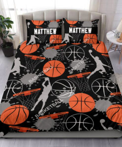 Basketball Ball Pattern Player custom bedding set Personalized Guitar duvet cover bed sheets pillow shams