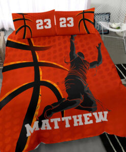 Basketball Player Posing custom bedding set Personalized NBA duvet cover bed sheets pillow shams