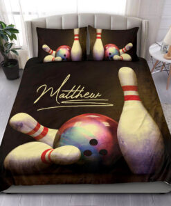 Bowling Custom bedding set 03