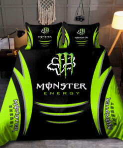 Fox Racing Monster Energy custom bedding set Personalized duvet cover bed sheets pillow shams