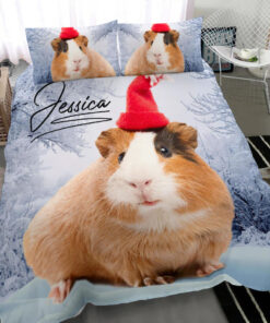 Guinea Pig custom bedding set Personalized duvet cover bed sheets pillow shams