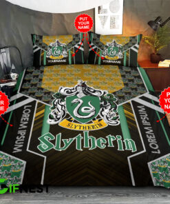 Slytherin custom bedding set 01