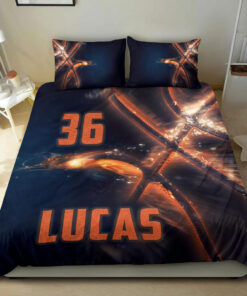 Basketball Ball Fire Player custom bedding set Personalized duvet cover bed sheets pillow shams