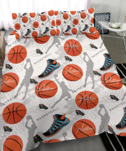 Basketball Ball Shoe custom bedding set Personalized duvet cover bed sheets pillow shams