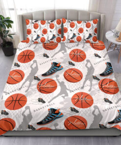 Basketball Ball Shoe custom bedding set Personalized duvet cover bed sheets pillow shams