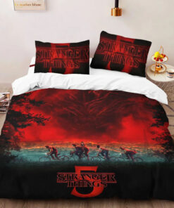 Stranger Things custom bedding set Personalized duvet cover bed sheets pillow shams