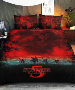 Stranger Things custom bedding set Personalized duvet cover bed sheets pillow shams