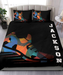 Running Trainer custom bedding set Personalized duvet cover bed sheets pillow shams