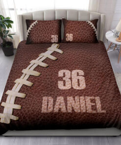 America Football custom bedding set Personalized duvet cover bed sheets pillow shams