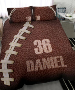 America Football custom bedding set Personalized duvet cover bed sheets pillow shams