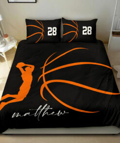 Basketball Paler custom bedding set Personalized duvet cover bed sheets pillow shams