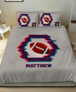 America Football Ball Retro bedding set Personalized duvet cover bed sheets pillow shams